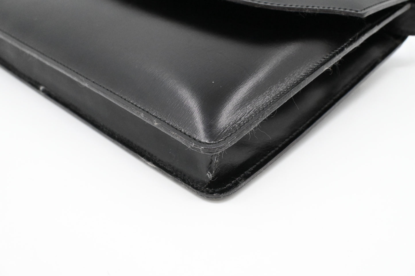Celine Shoulder Bag in Black Leather