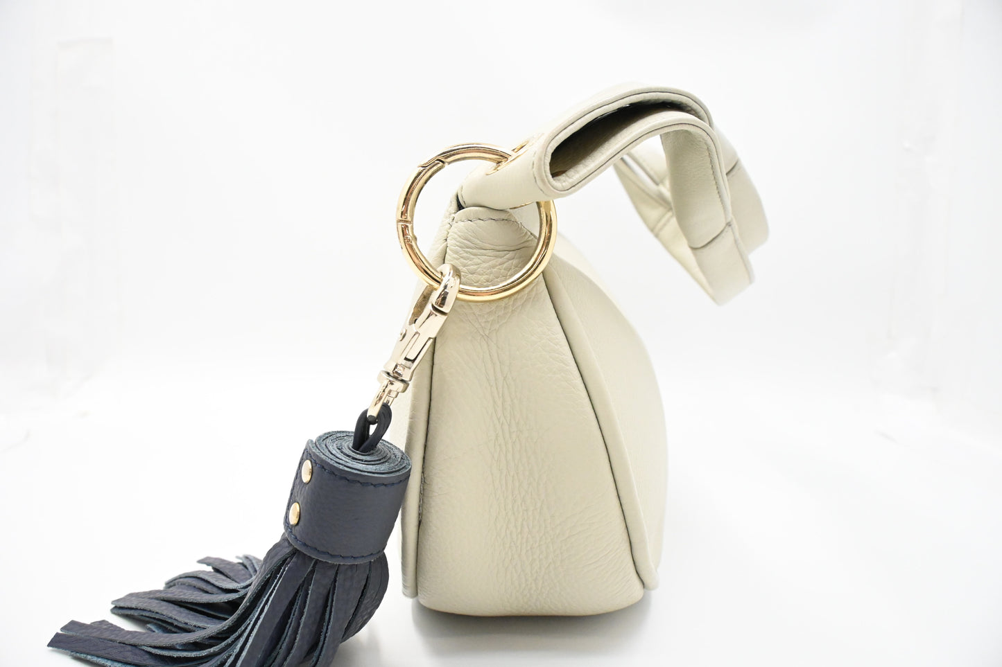 Vivienne Westwood Shoulder Bag in Light Gray Leather