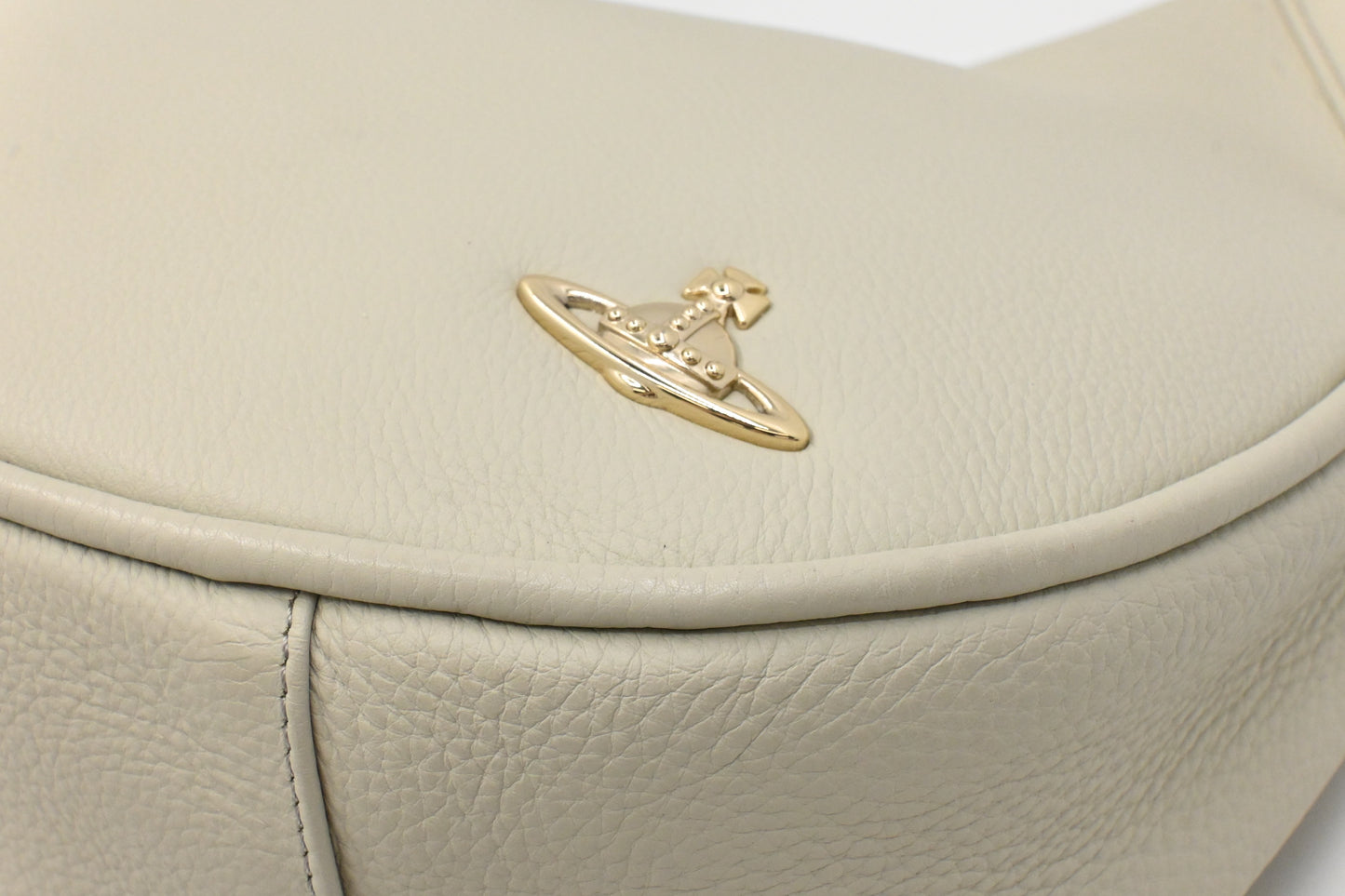 Vivienne Westwood Shoulder Bag in Light Gray Leather