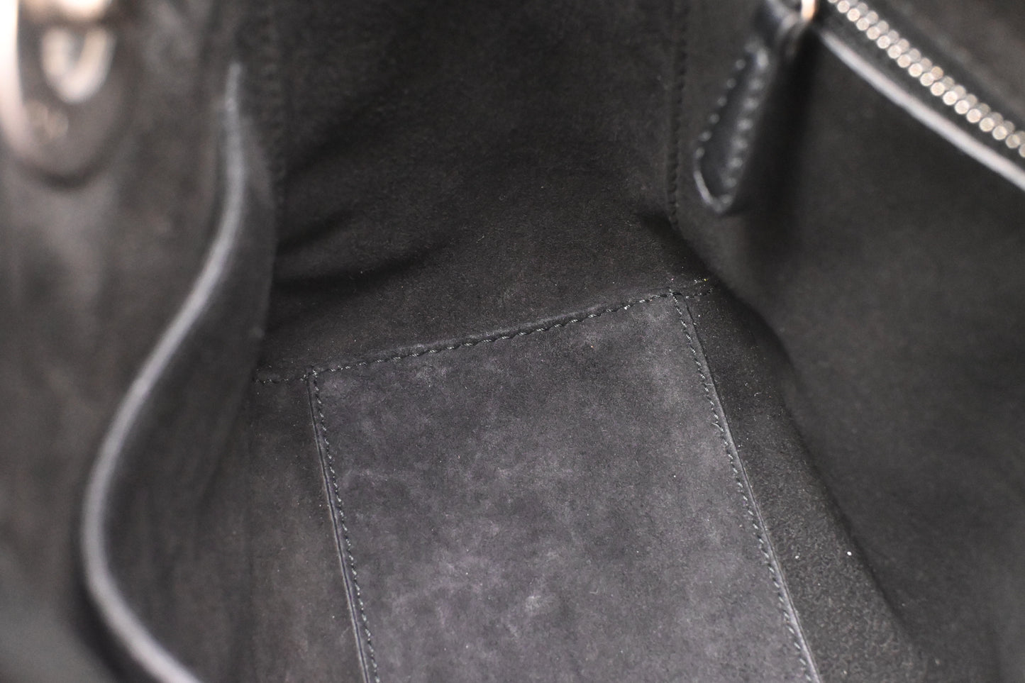 Dior Medium Lady Dior in Black and White Checkered Leather