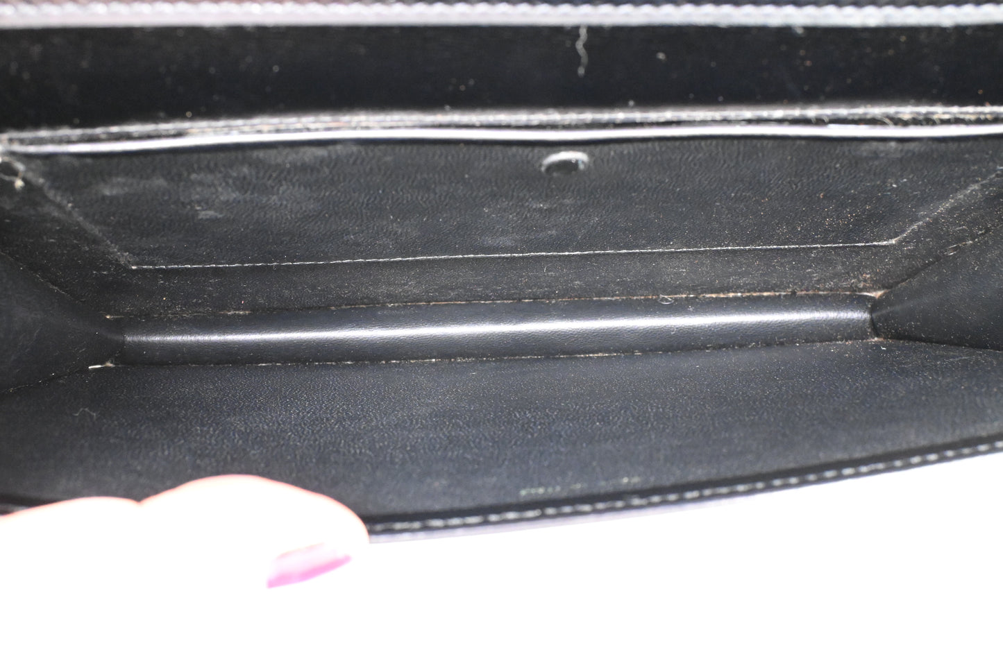 Celine Shoulder Bag in Black Leather