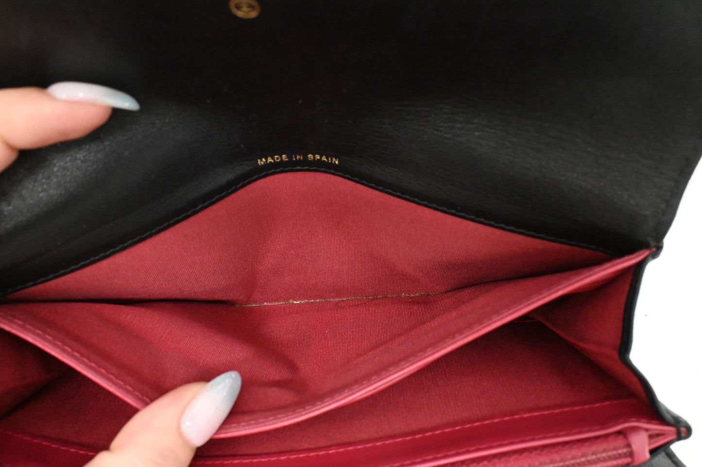 Chanel 19 Wallet in Black Matelasse Leather