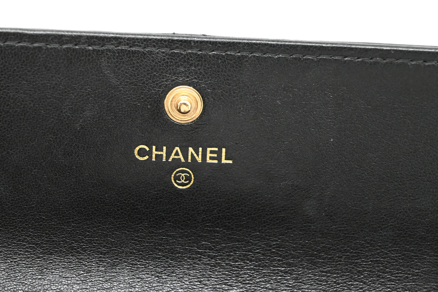 Chanel 19 Wallet in Black Matelasse Leather