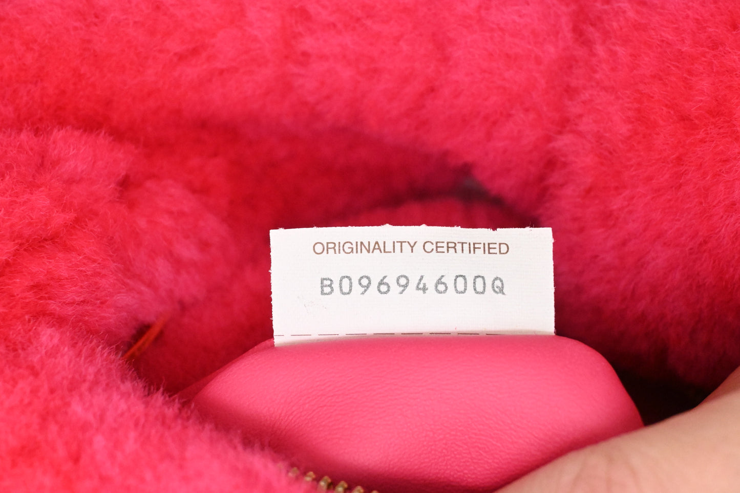 Bottega Veneta Mini Jodie in Pink Shearling