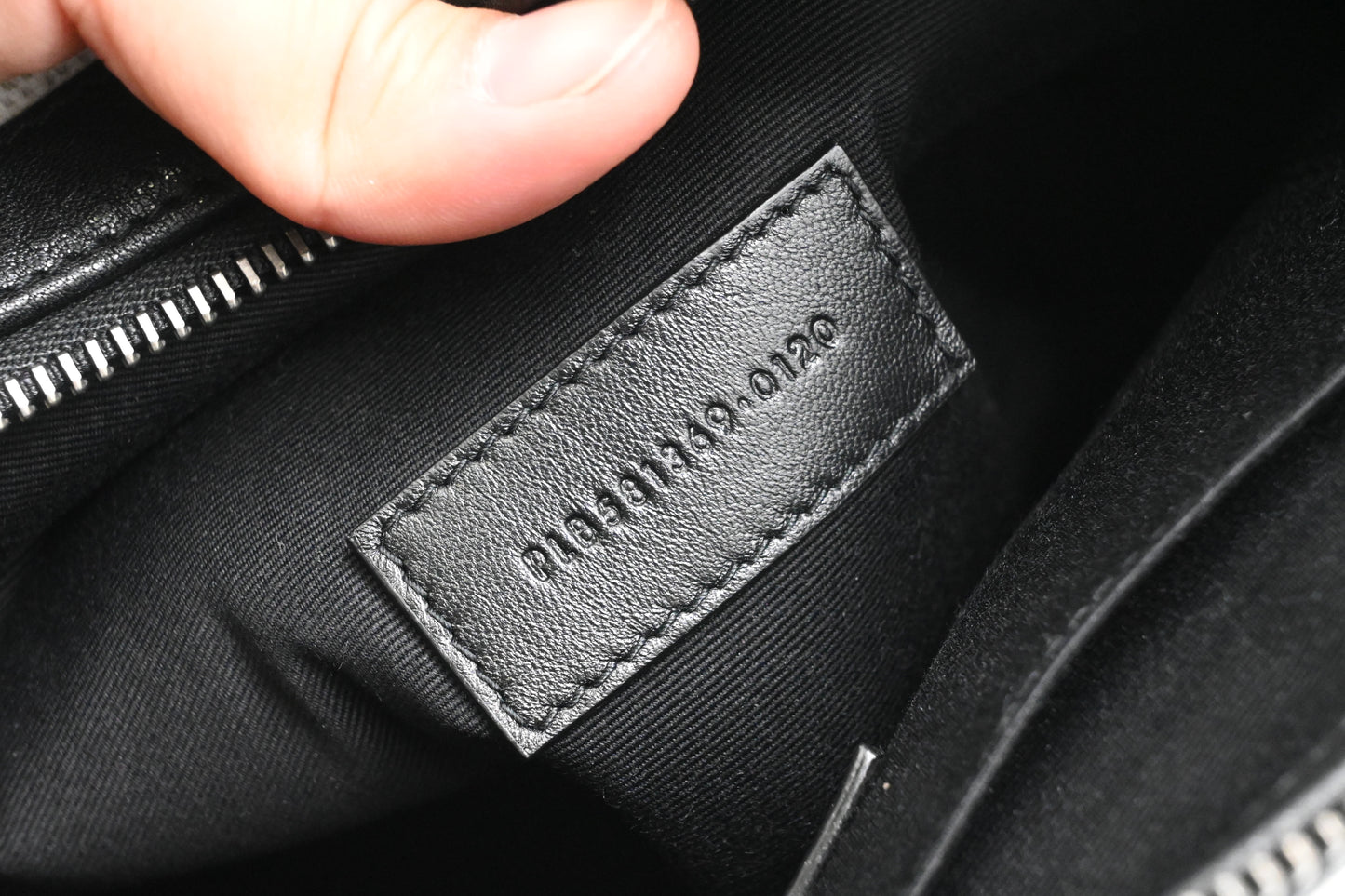 YSL Saint Laurent Wrist Pouch in Beige Canvas