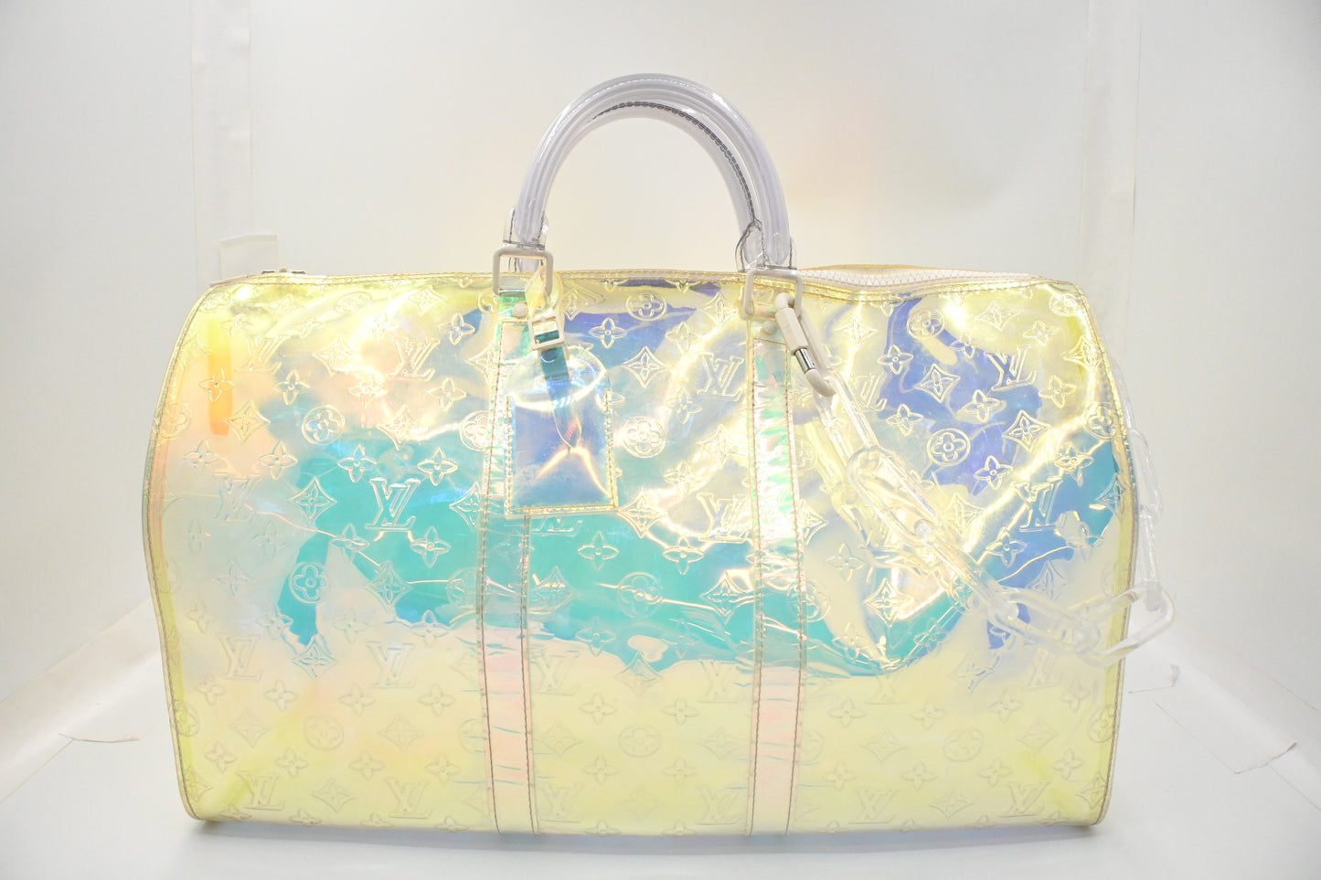 Louis Vuitton Keepall 50 Bandouliere in Prism PVC