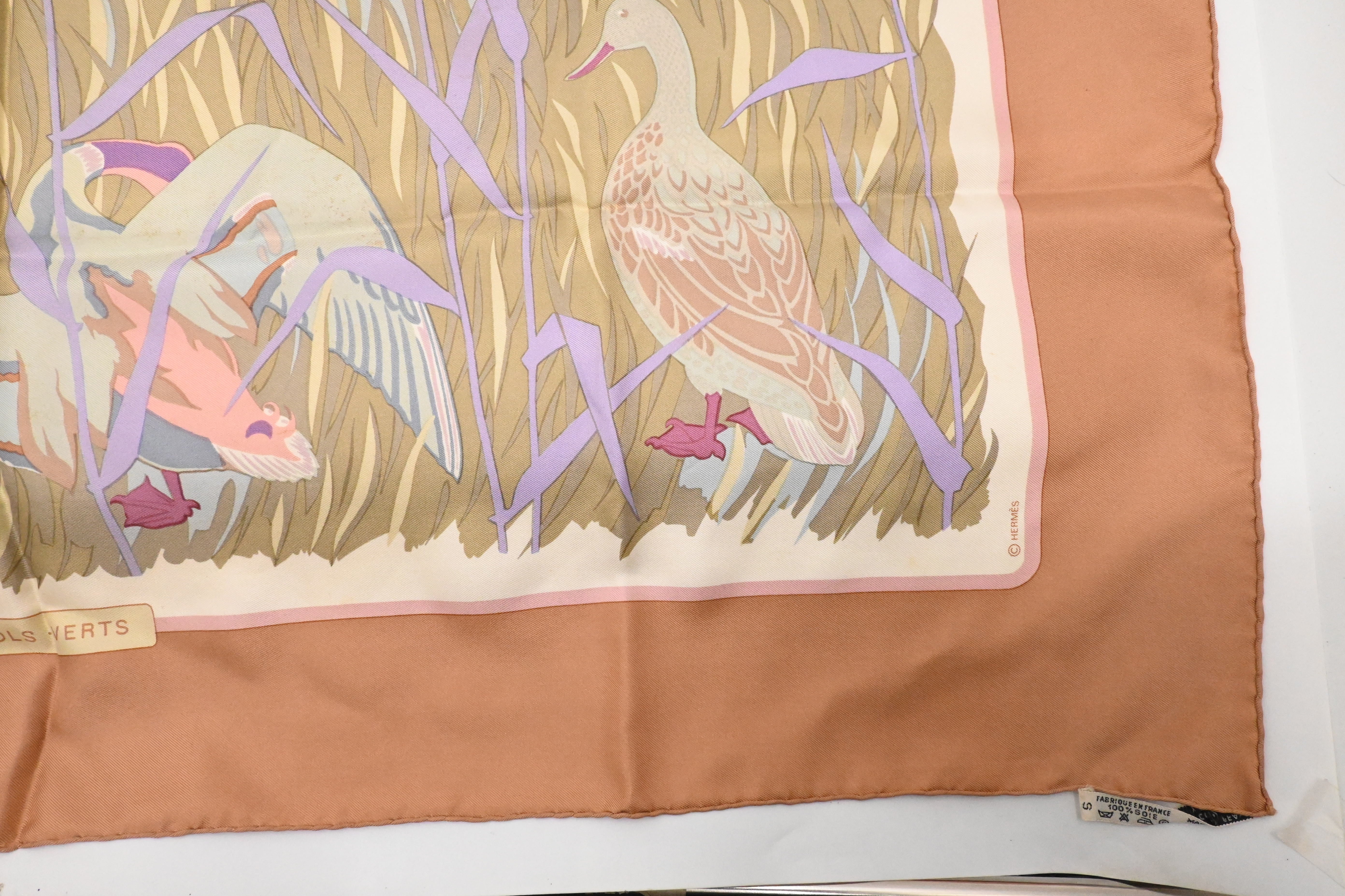 Hermes 'Cols Verts' Carre 90 in Mauve Silk – Weekly Lux Drop