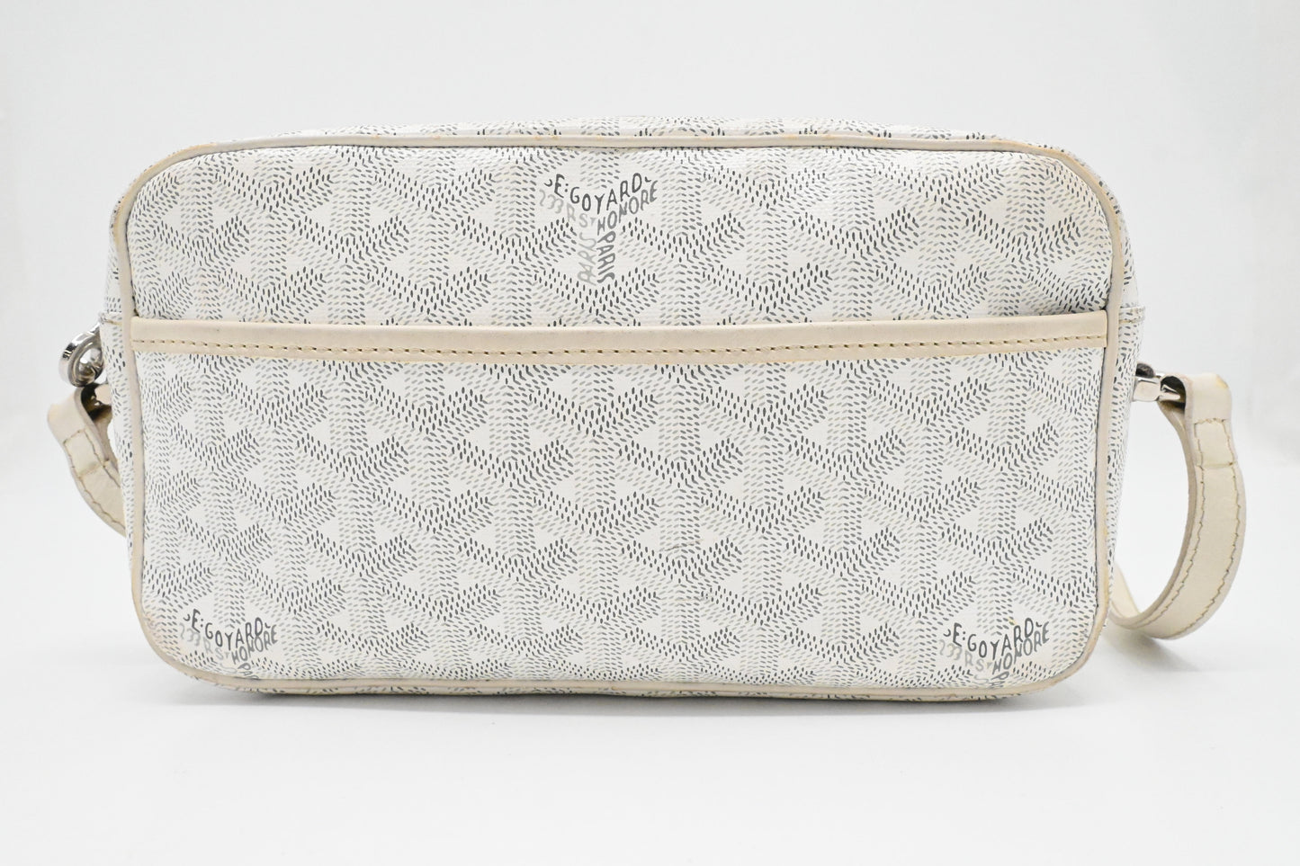 Goyard Cap-Vert PM in White Goyardine Canvas