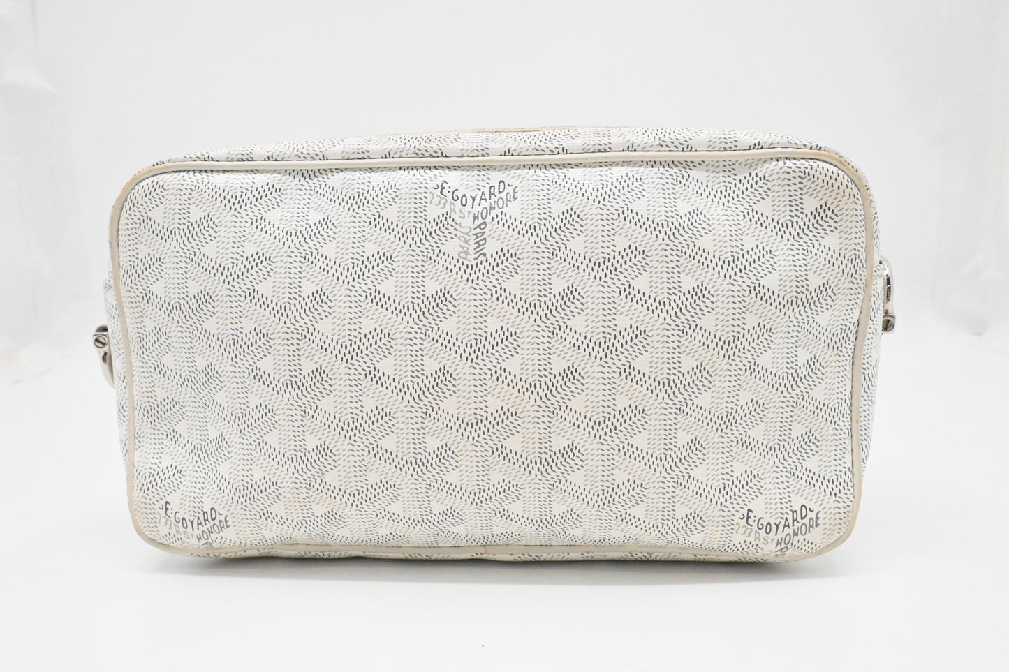 Goyard Cap-Vert PM in White Goyardine Canvas