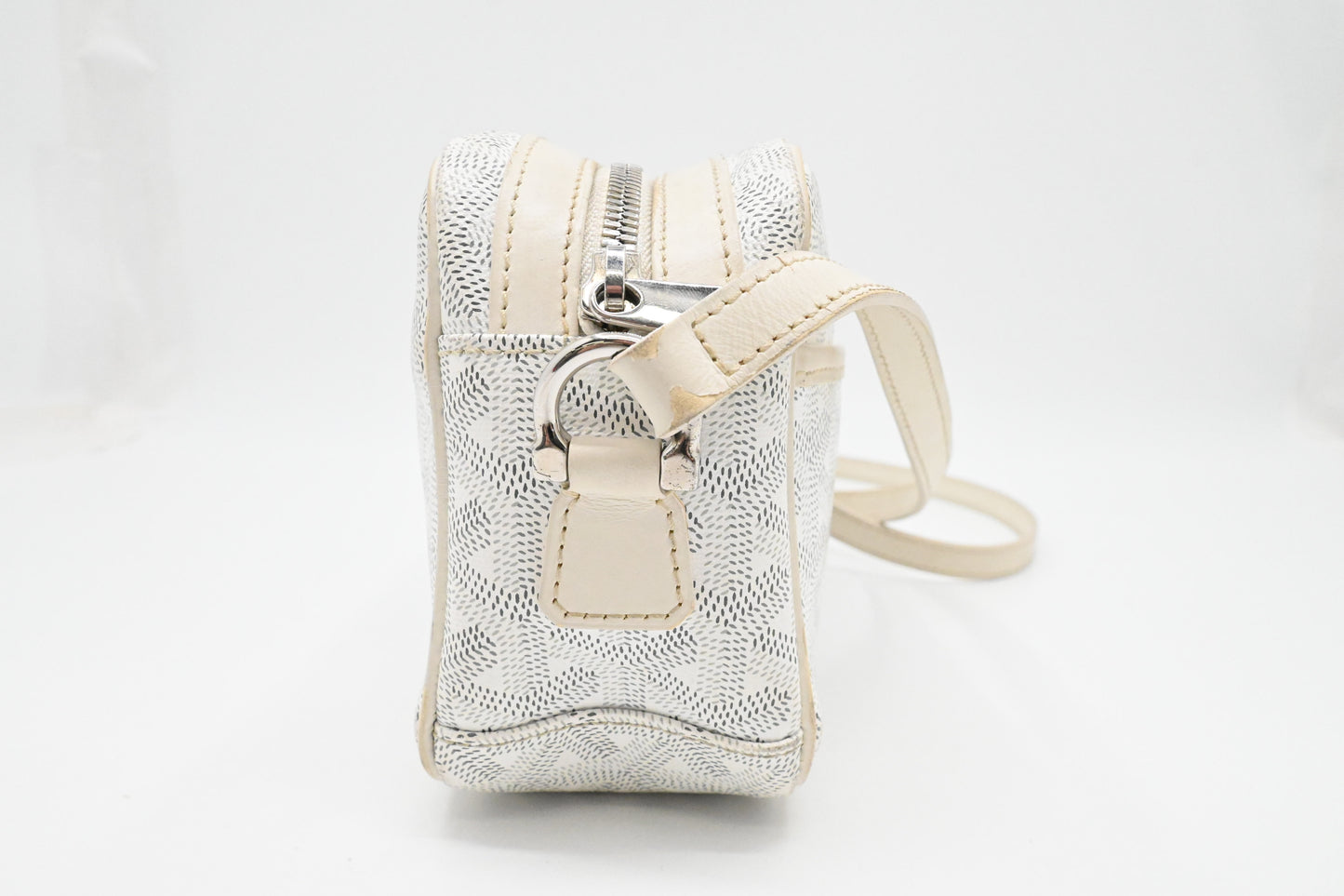 Goyard Cap-Vert PM in White Goyardine Canvas