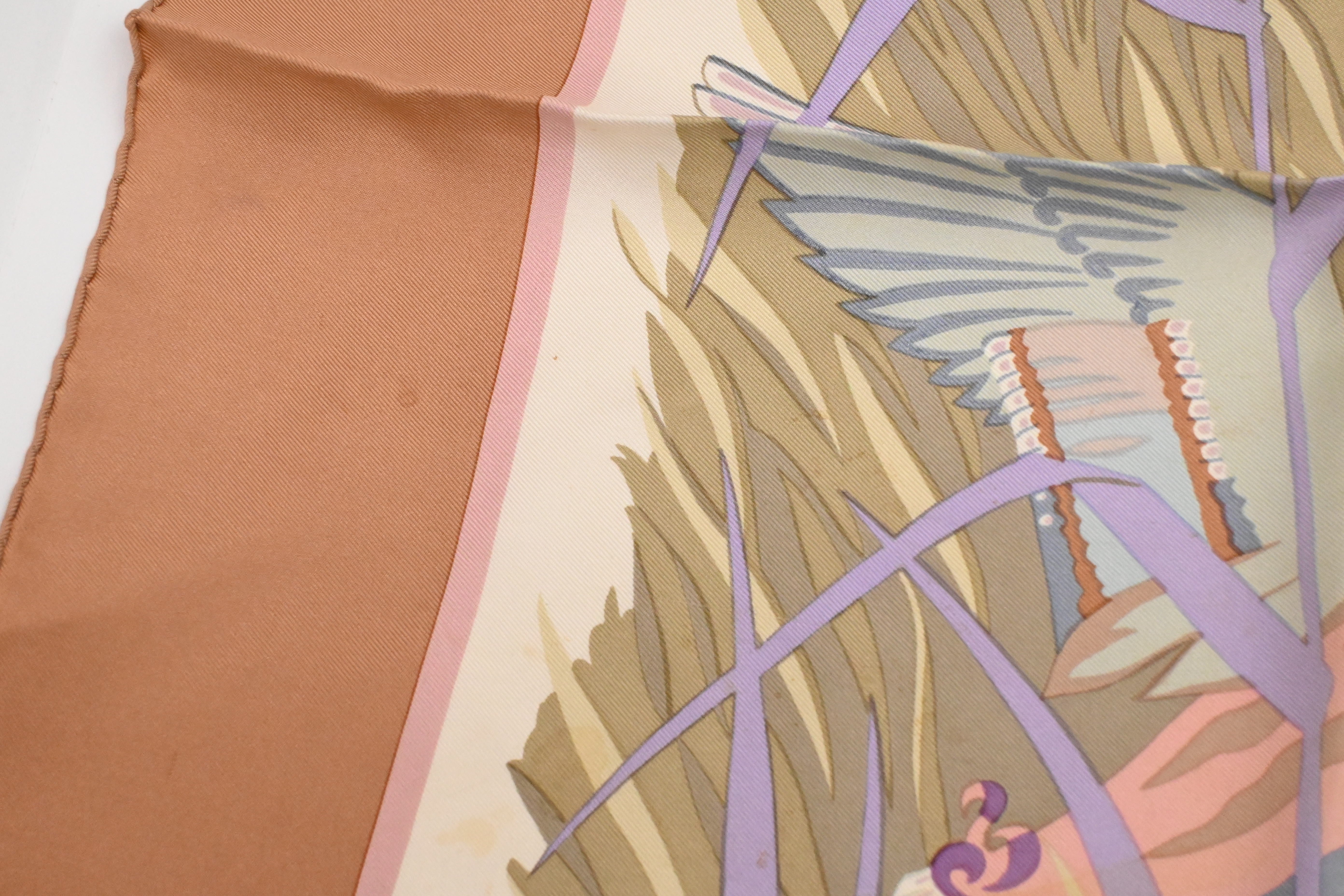 Hermes 'Cols Verts' Carre 90 in Mauve Silk – Weekly Lux Drop