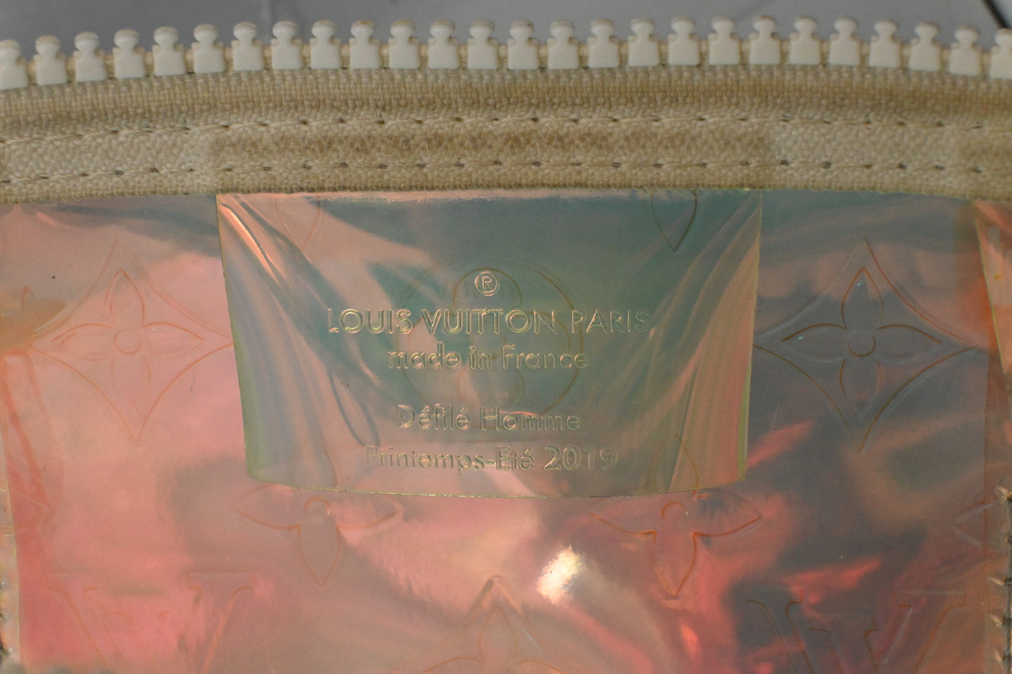 Louis Vuitton Keepall 50 Bandouliere in Prism PVC