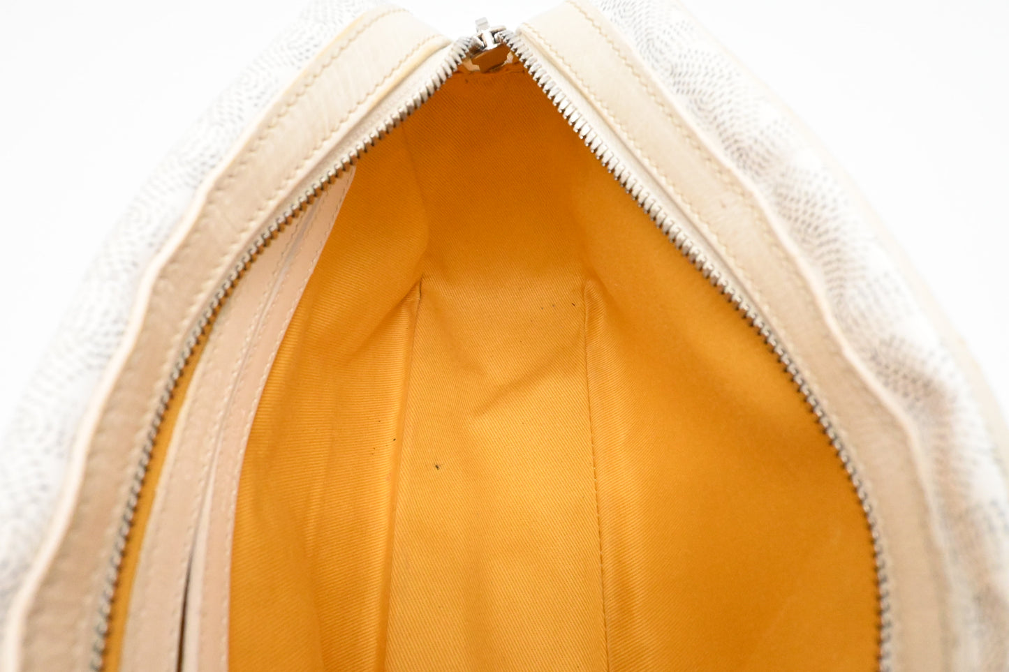 Goyard Cap-Vert PM in White Goyardine Canvas