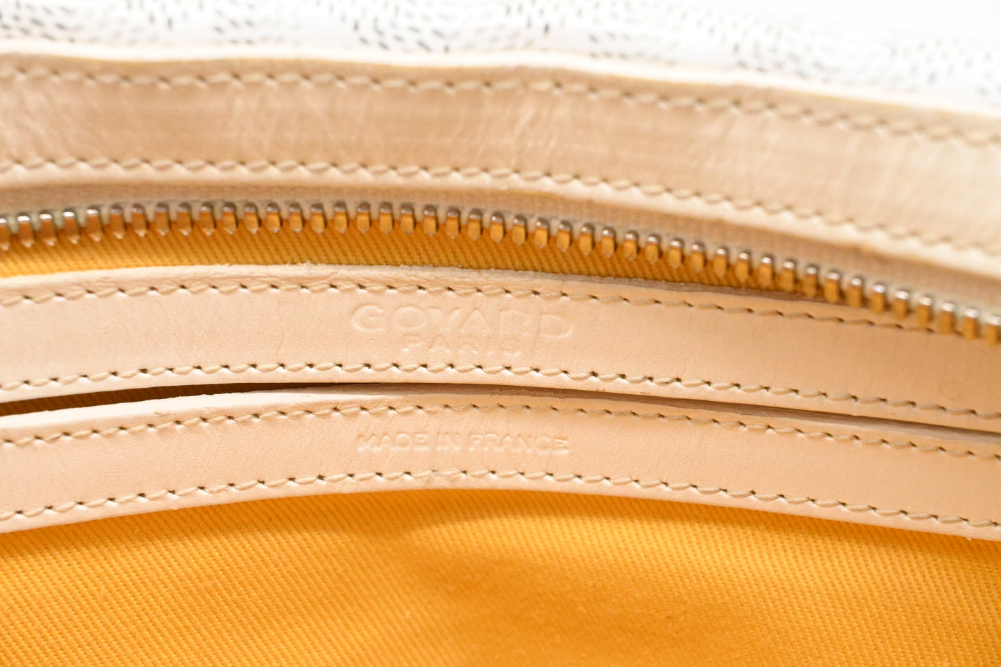 Goyard Cap-Vert PM in White Goyardine Canvas