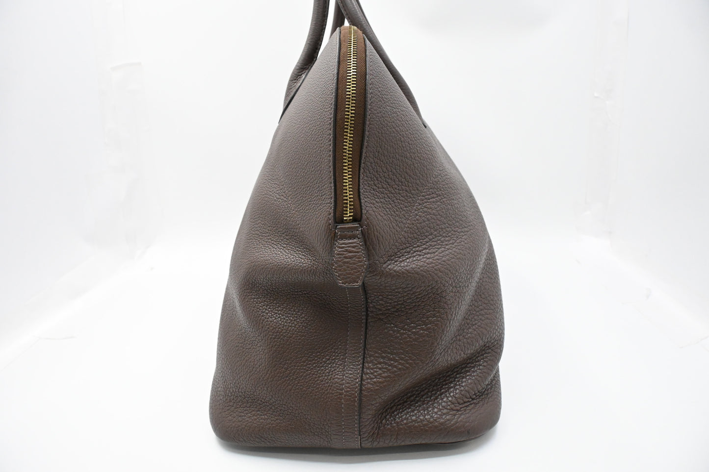 Hermes Bolide 45 in Brown Clemence Leather
