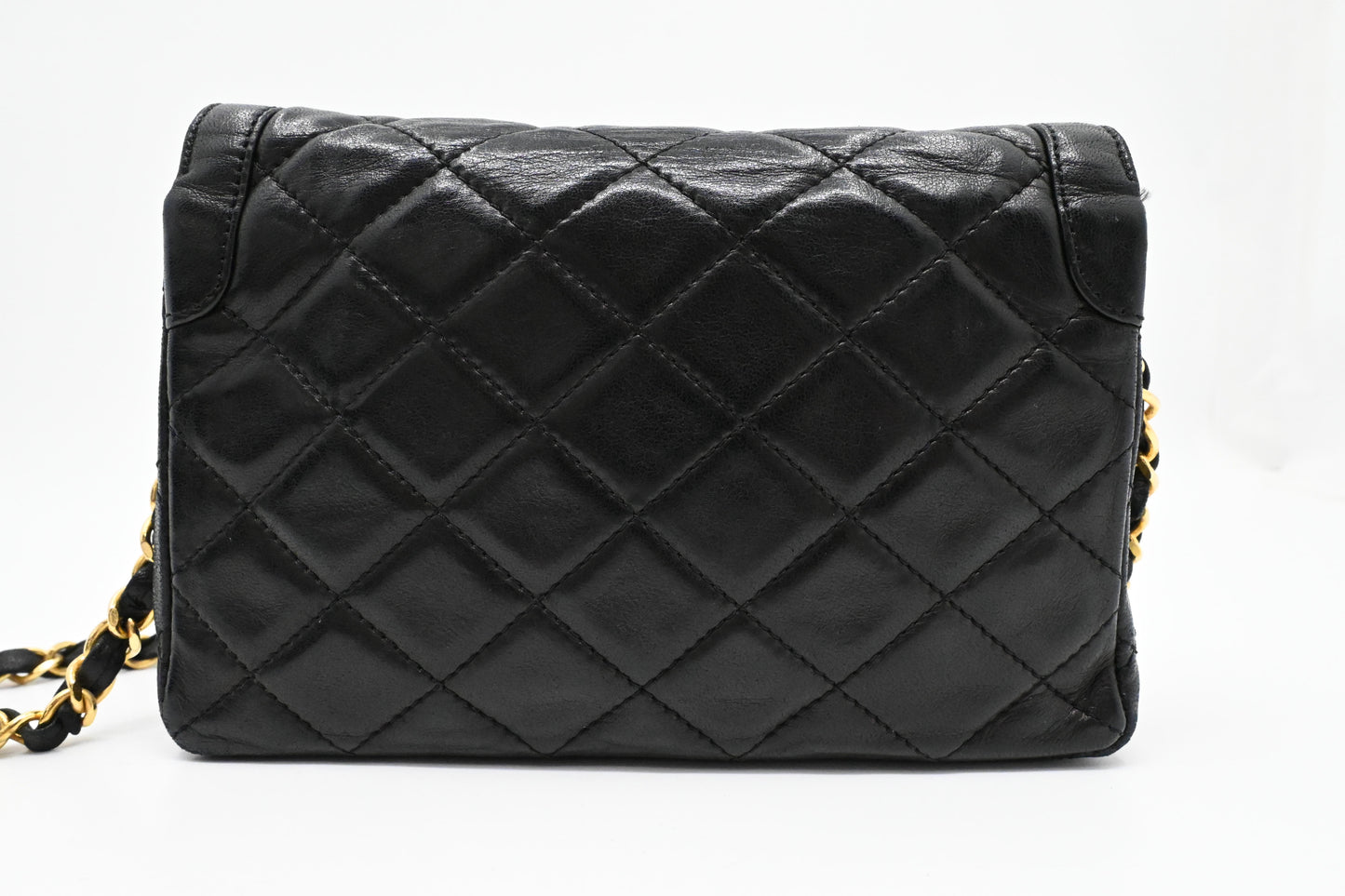 Chanel Small Paris Flap in Black Mattelassé Leather