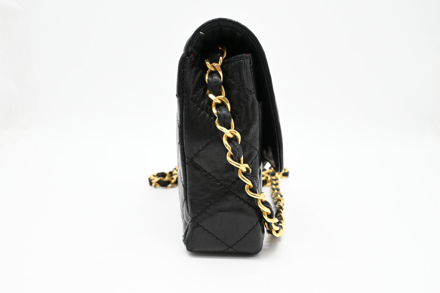 Chanel Small Paris Flap in Black Mattelassé Leather