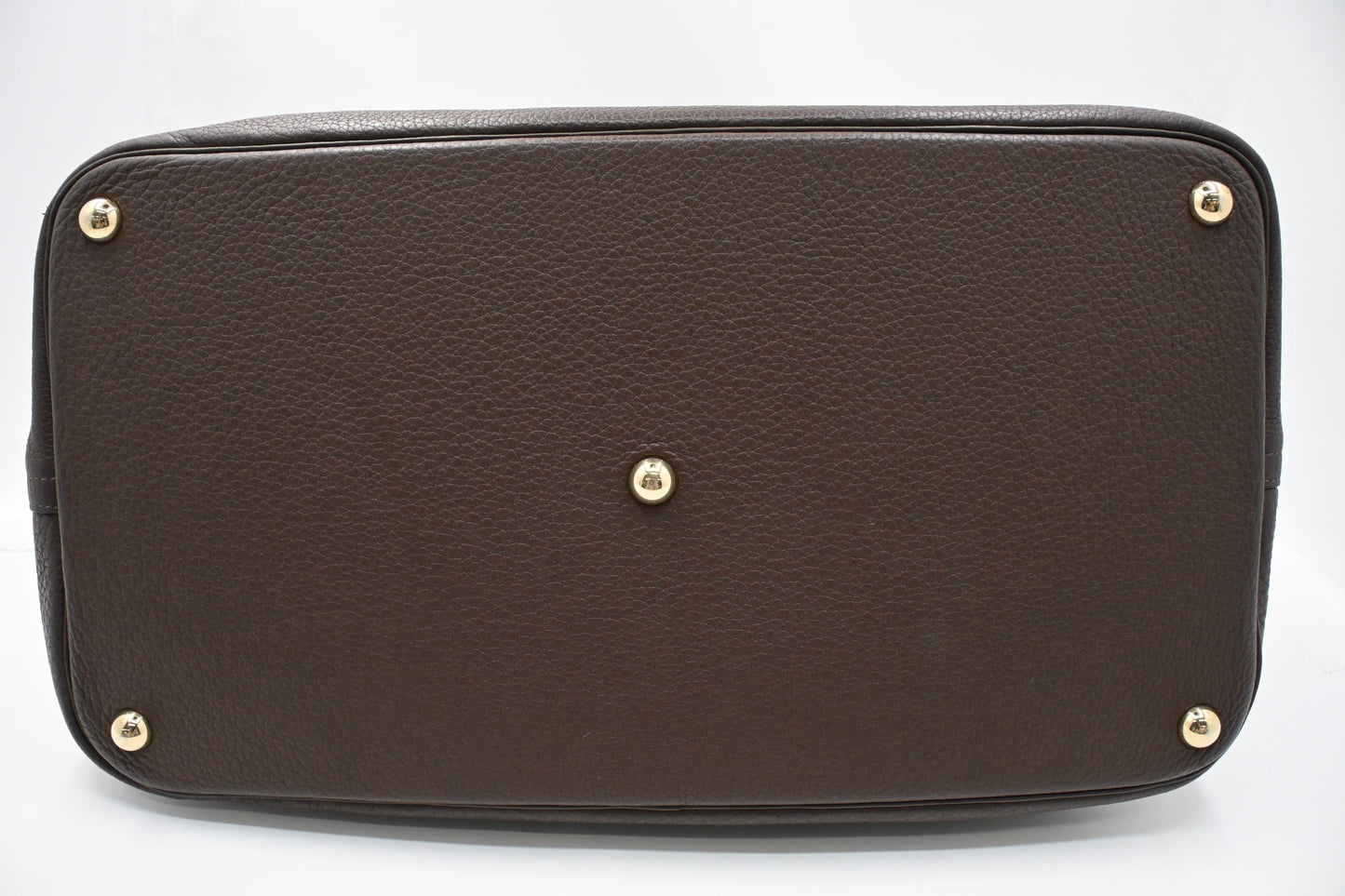 Hermes Bolide 45 in Brown Clemence Leather