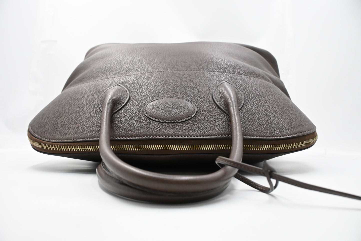 Hermes Bolide 45 in Brown Clemence Leather