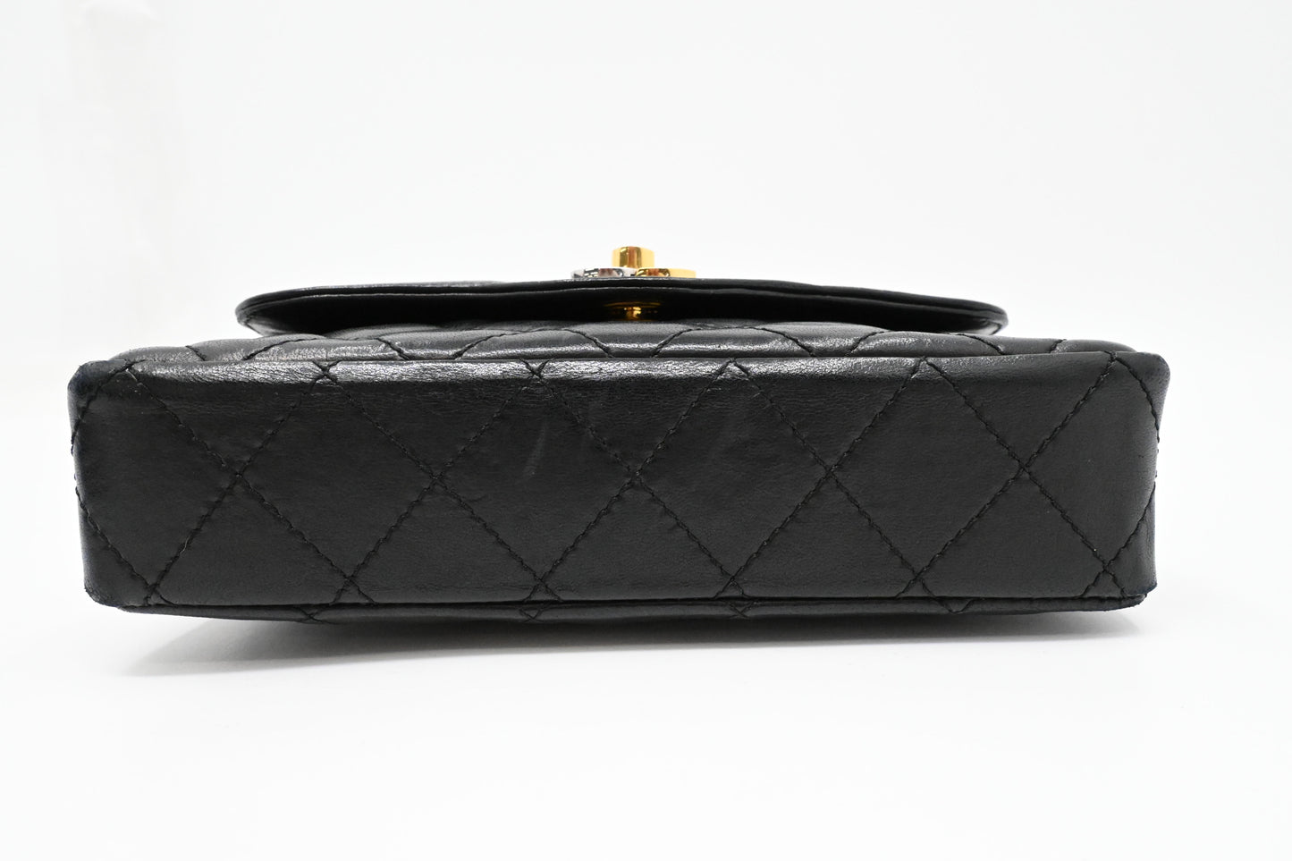 Chanel Small Paris Flap in Black Mattelassé Leather
