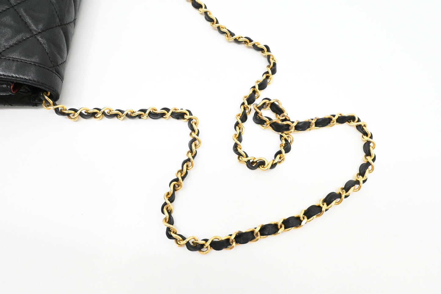 Chanel Small Paris Flap in Black Mattelassé Leather