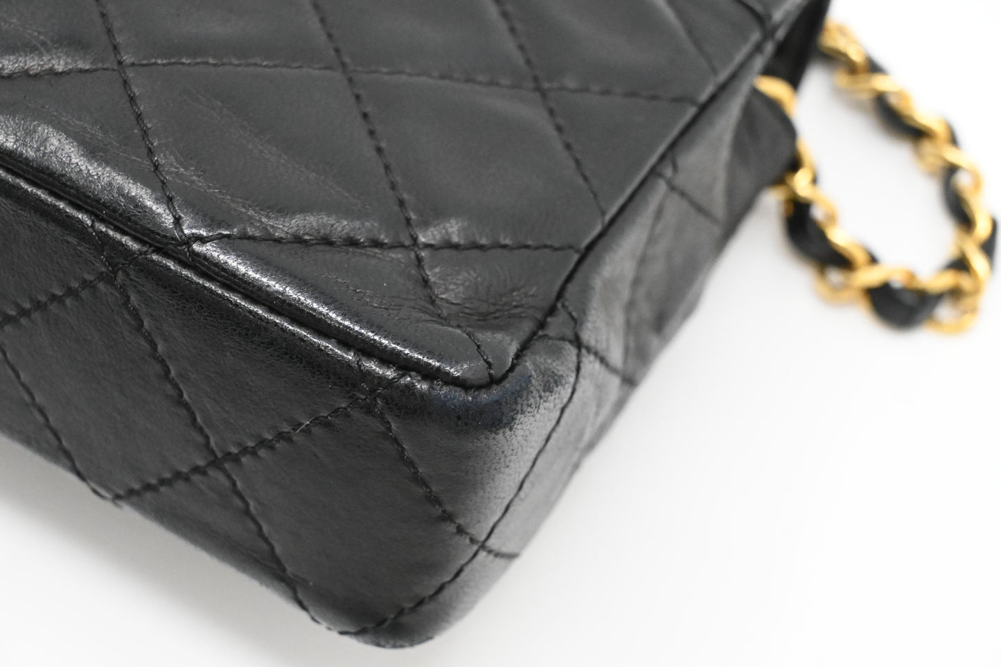 Chanel Small Paris Flap in Black Mattelassé Leather