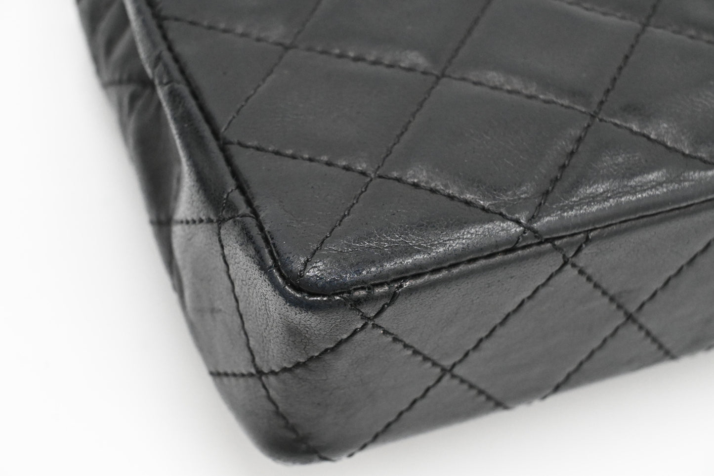 Chanel Small Paris Flap in Black Mattelassé Leather