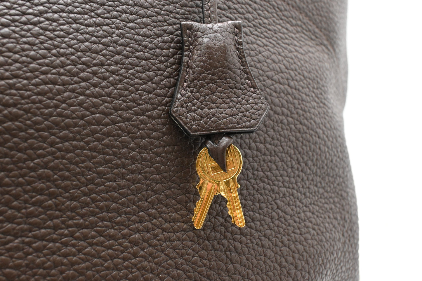 Hermes Bolide 45 in Brown Clemence Leather