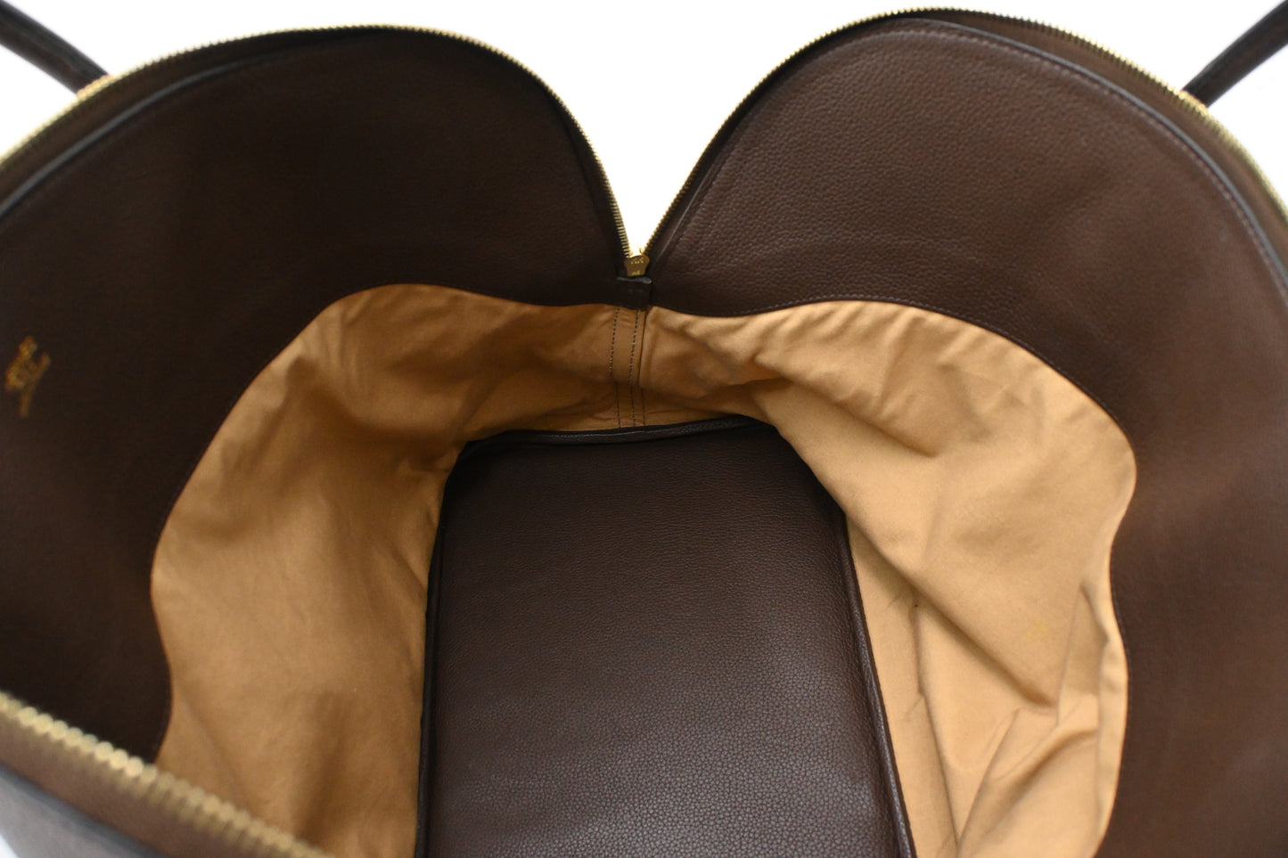 Hermes Bolide 45 in Brown Clemence Leather