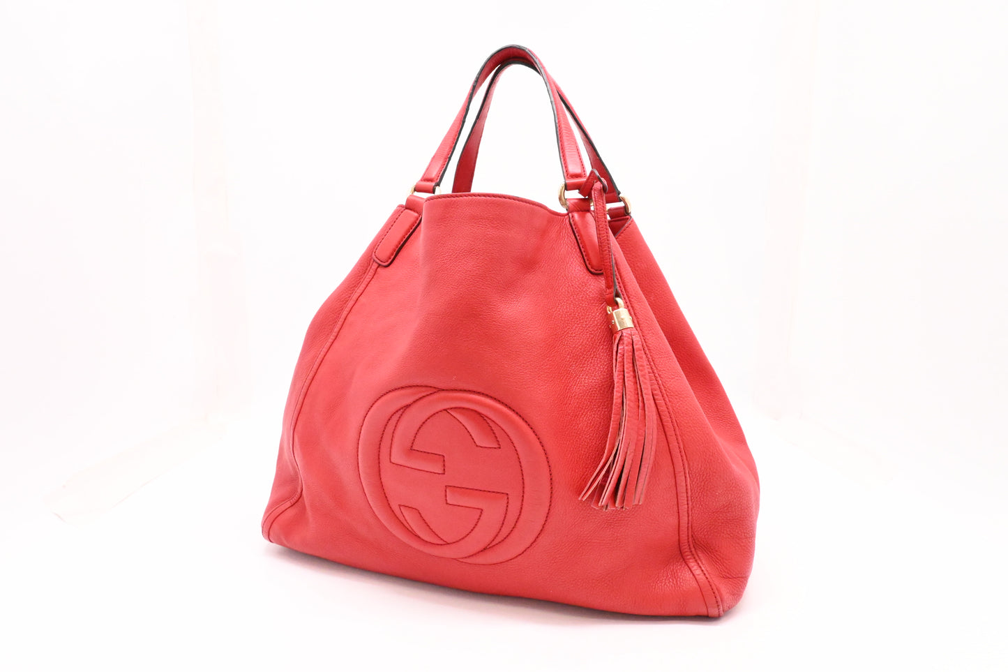 Gucci Soho Tote in Red Leather