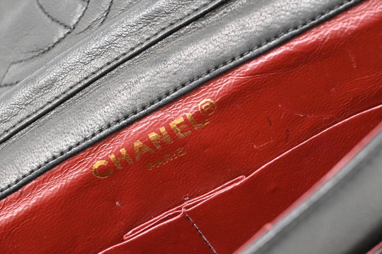 Chanel Small Paris Flap in Black Mattelassé Leather