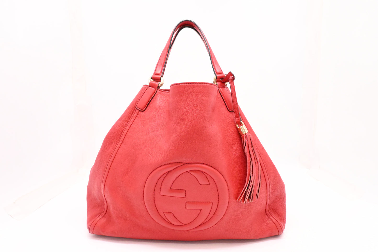 Gucci Soho Tote in Red Leather