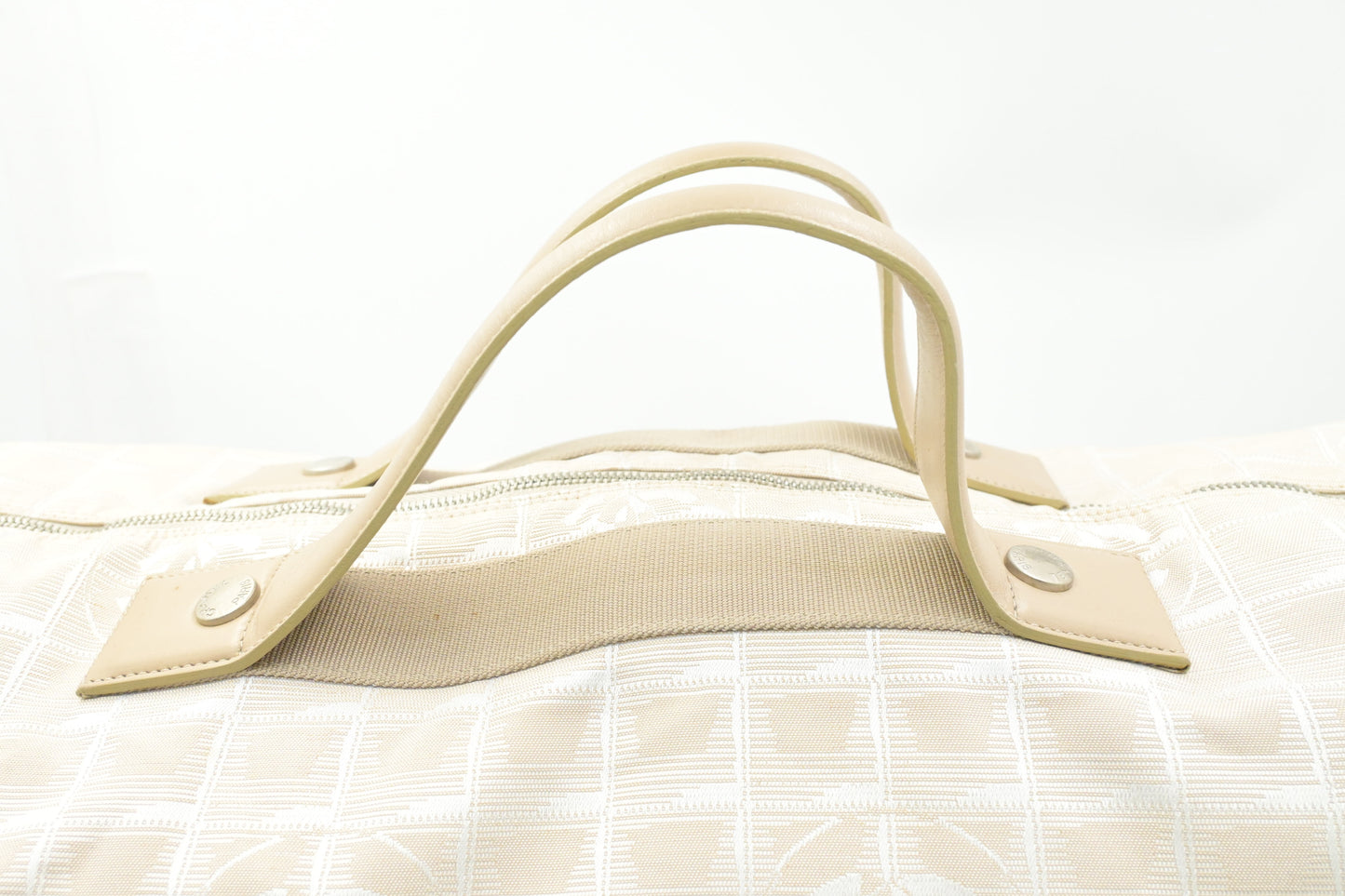 Chanel Duffle Bag in Beige New Travel Line Canvas