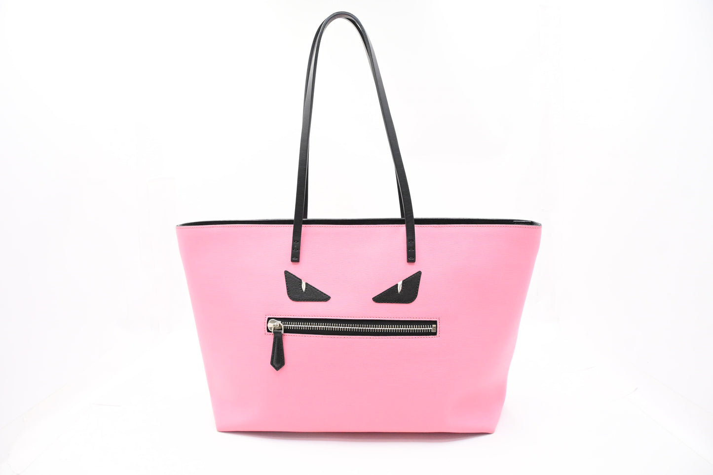 Fendi Monster Tote in Pink Leather