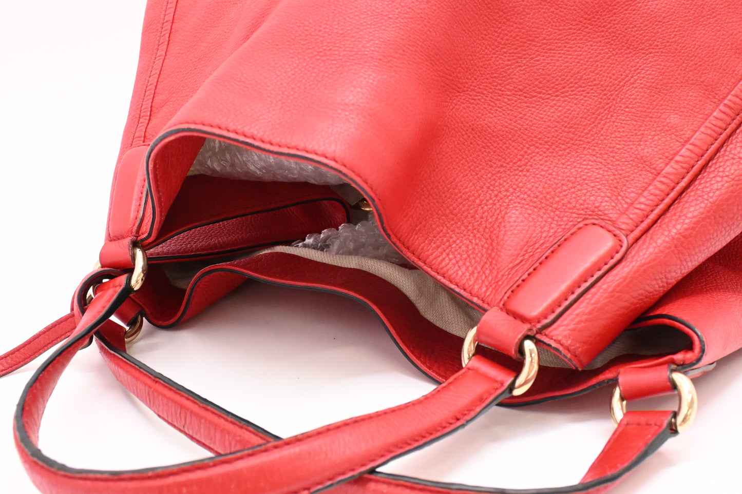 Gucci Soho Tote in Red Leather