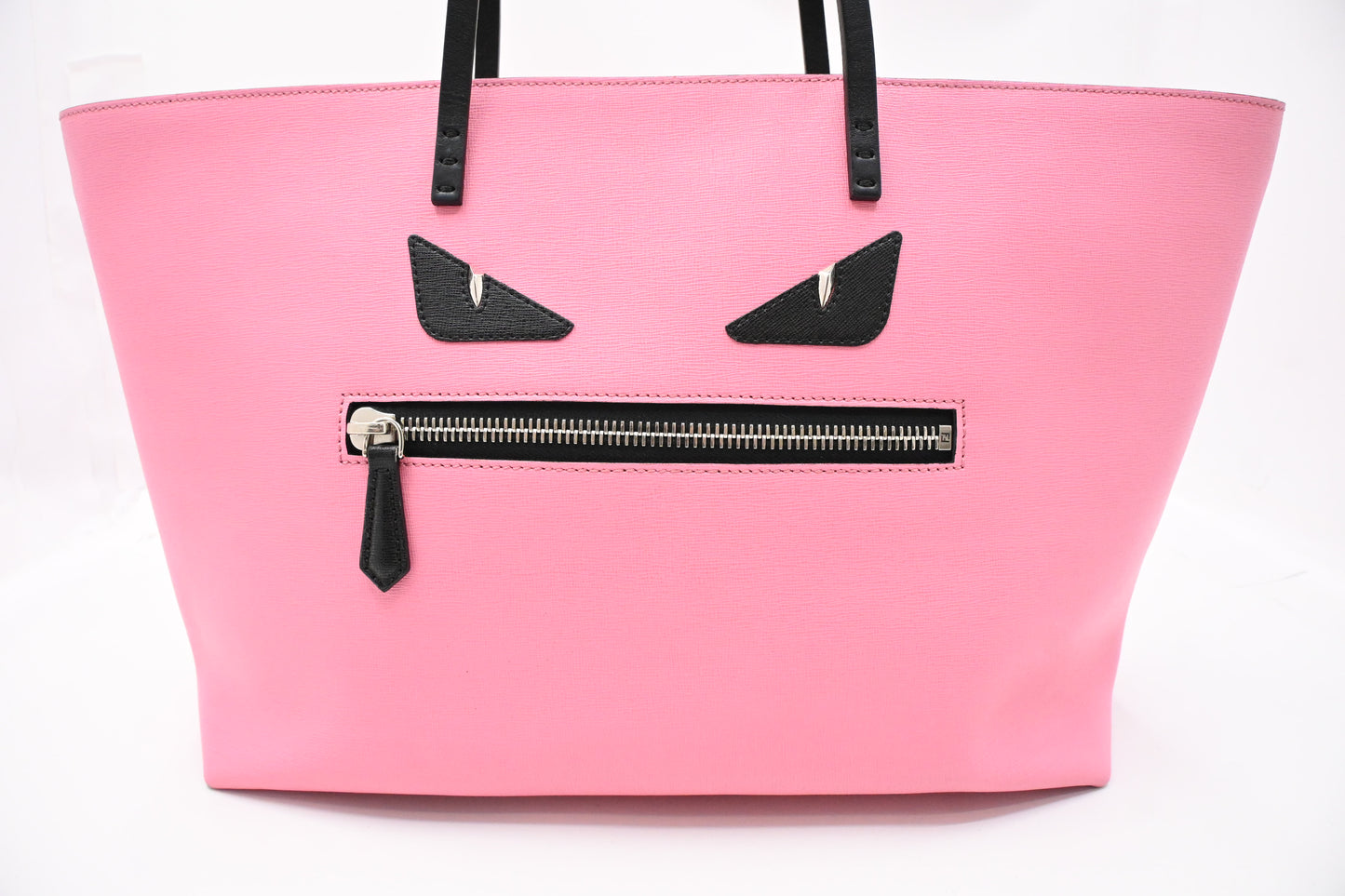 Fendi Monster Tote in Pink Leather