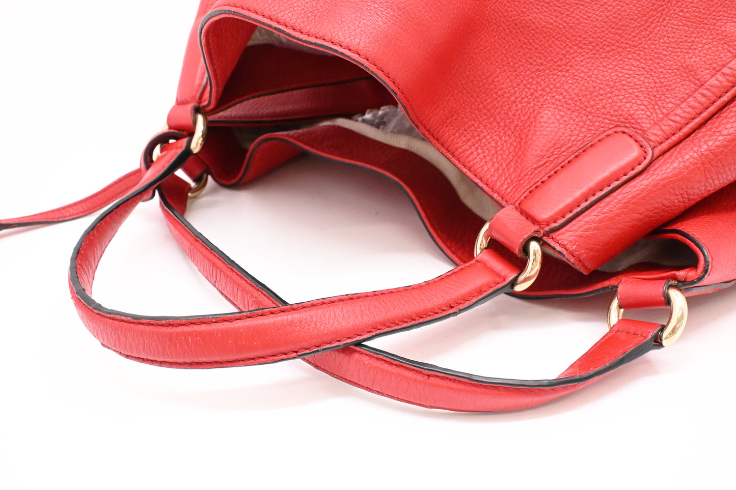 Gucci Soho Tote in Red Leather