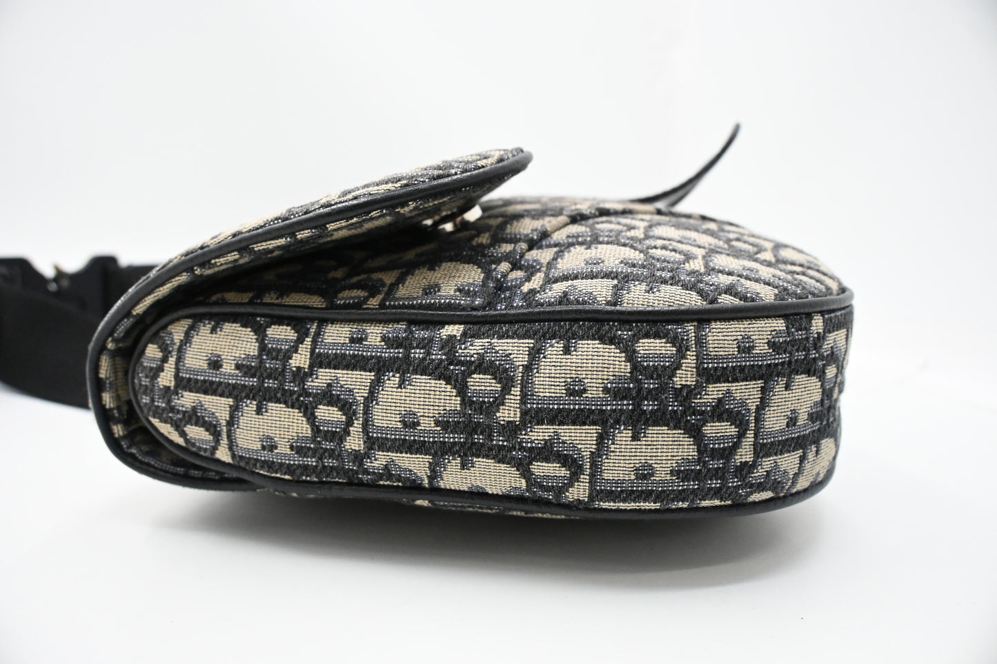 Dior Saddle Bag Crossbody in Blue Oblique Canvas