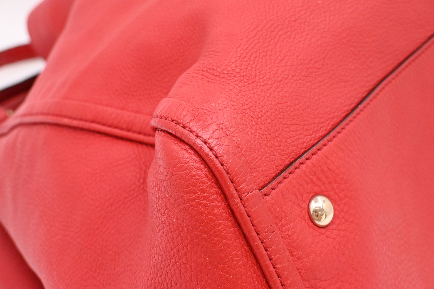 Gucci Soho Tote in Red Leather
