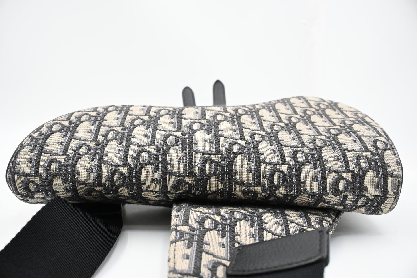 Dior Saddle Bag Crossbody in Blue Oblique Canvas