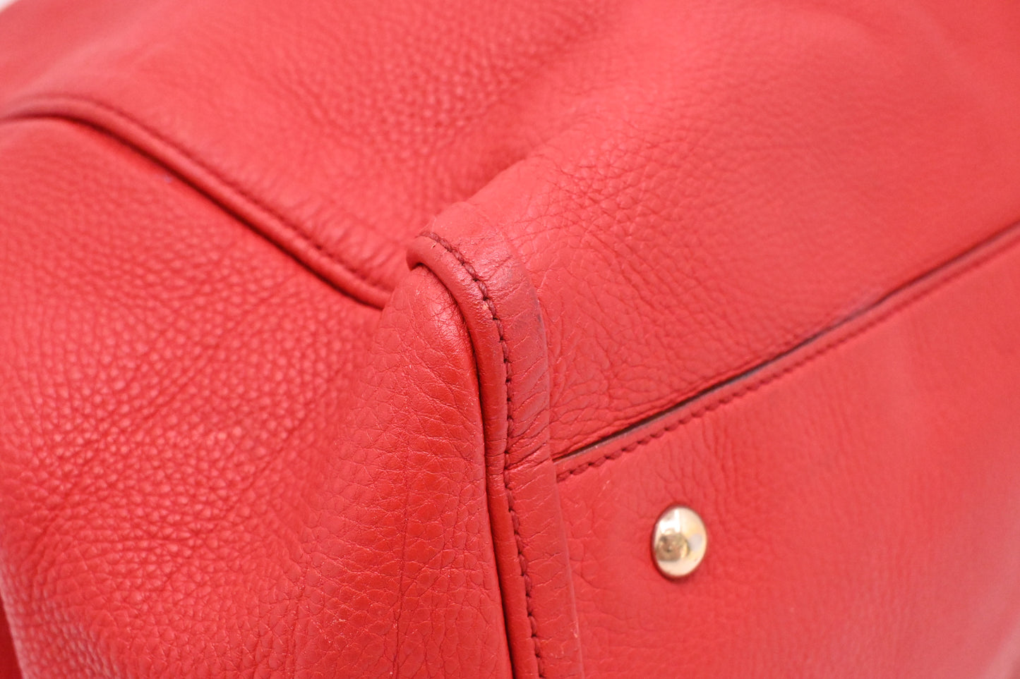 Gucci Soho Tote in Red Leather
