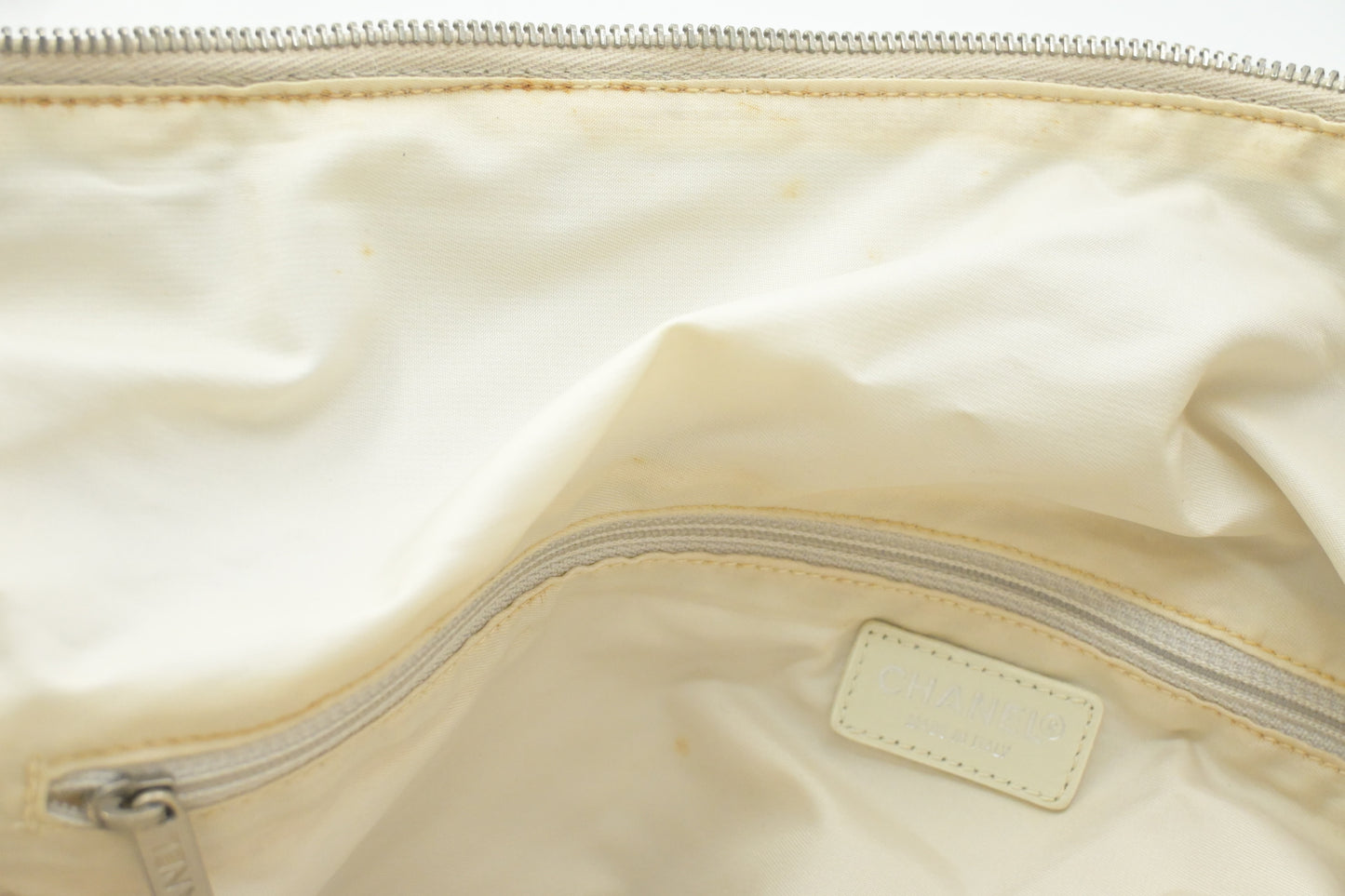Chanel Duffle Bag in Beige New Travel Line Canvas