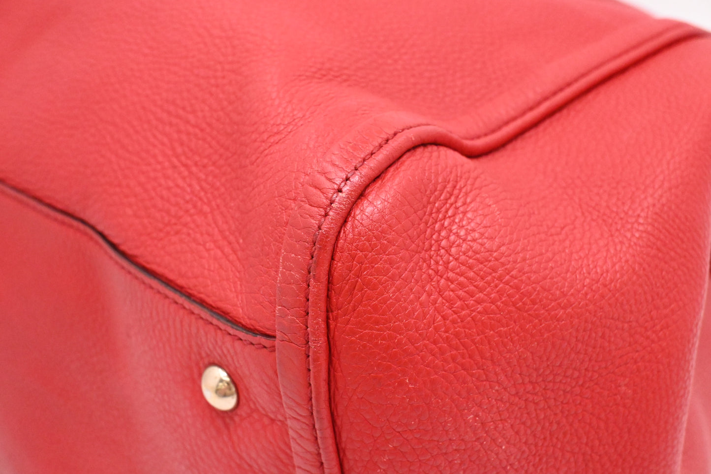 Gucci Soho Tote in Red Leather