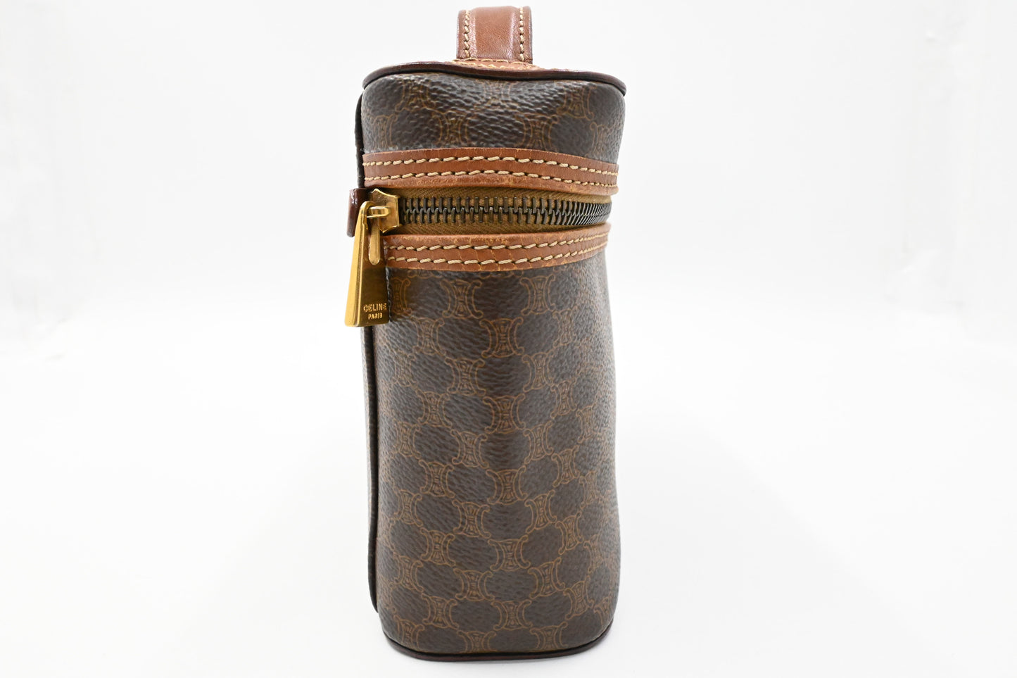 Celine Vanity in Brown Macadam Canvas