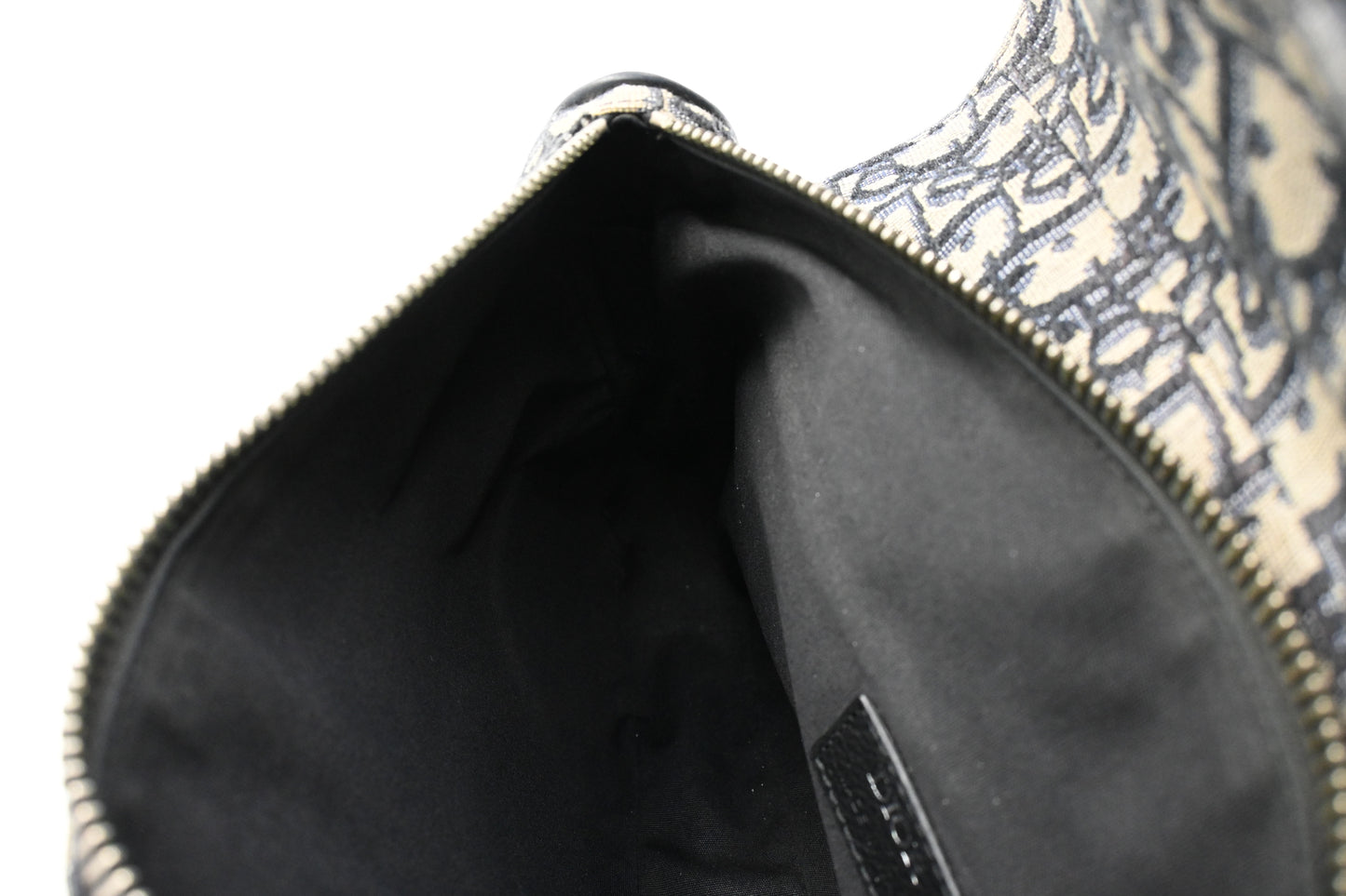 Dior Saddle Bag Crossbody in Blue Oblique Canvas