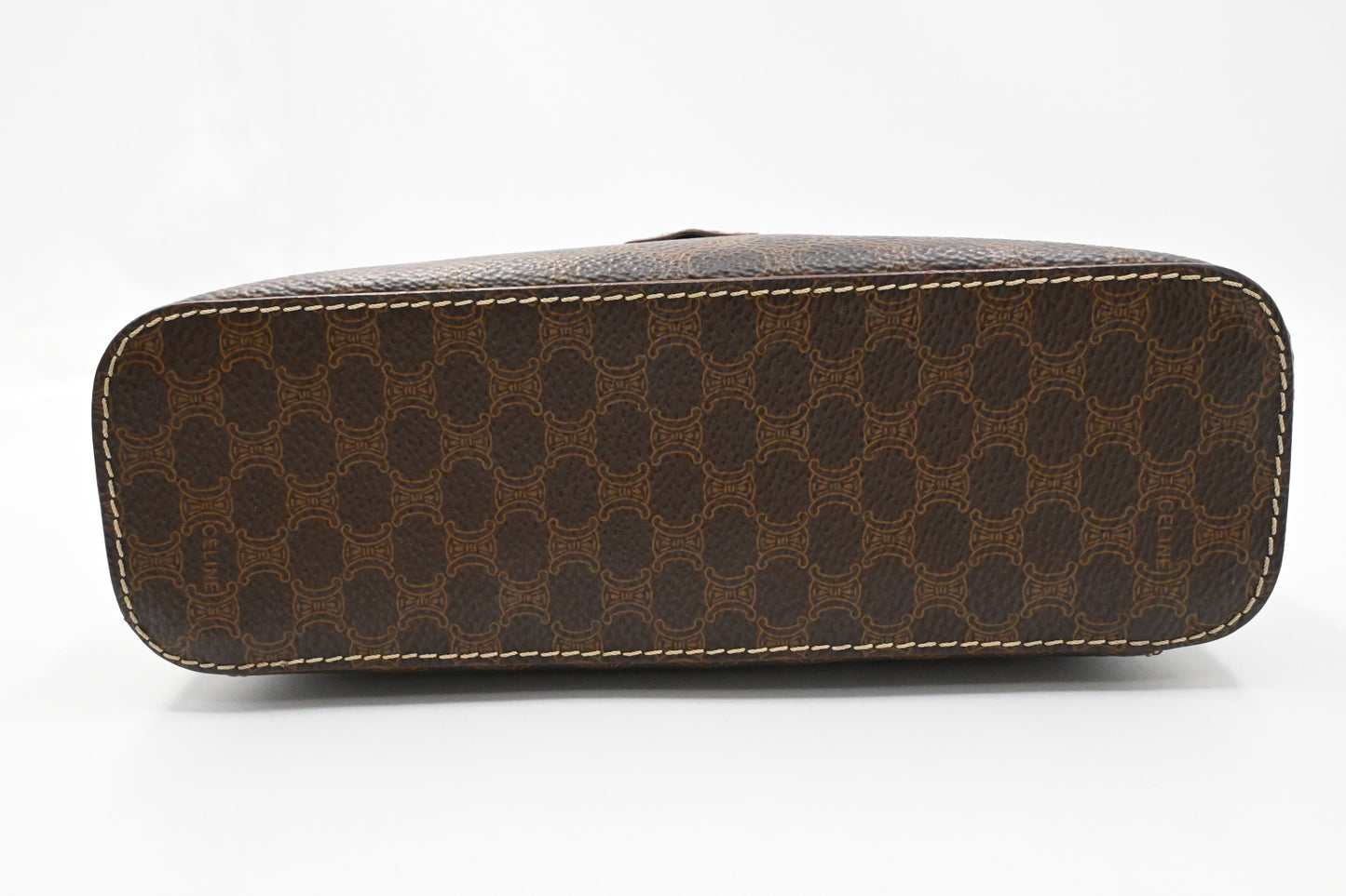 Celine Vanity in Brown Macadam Canvas