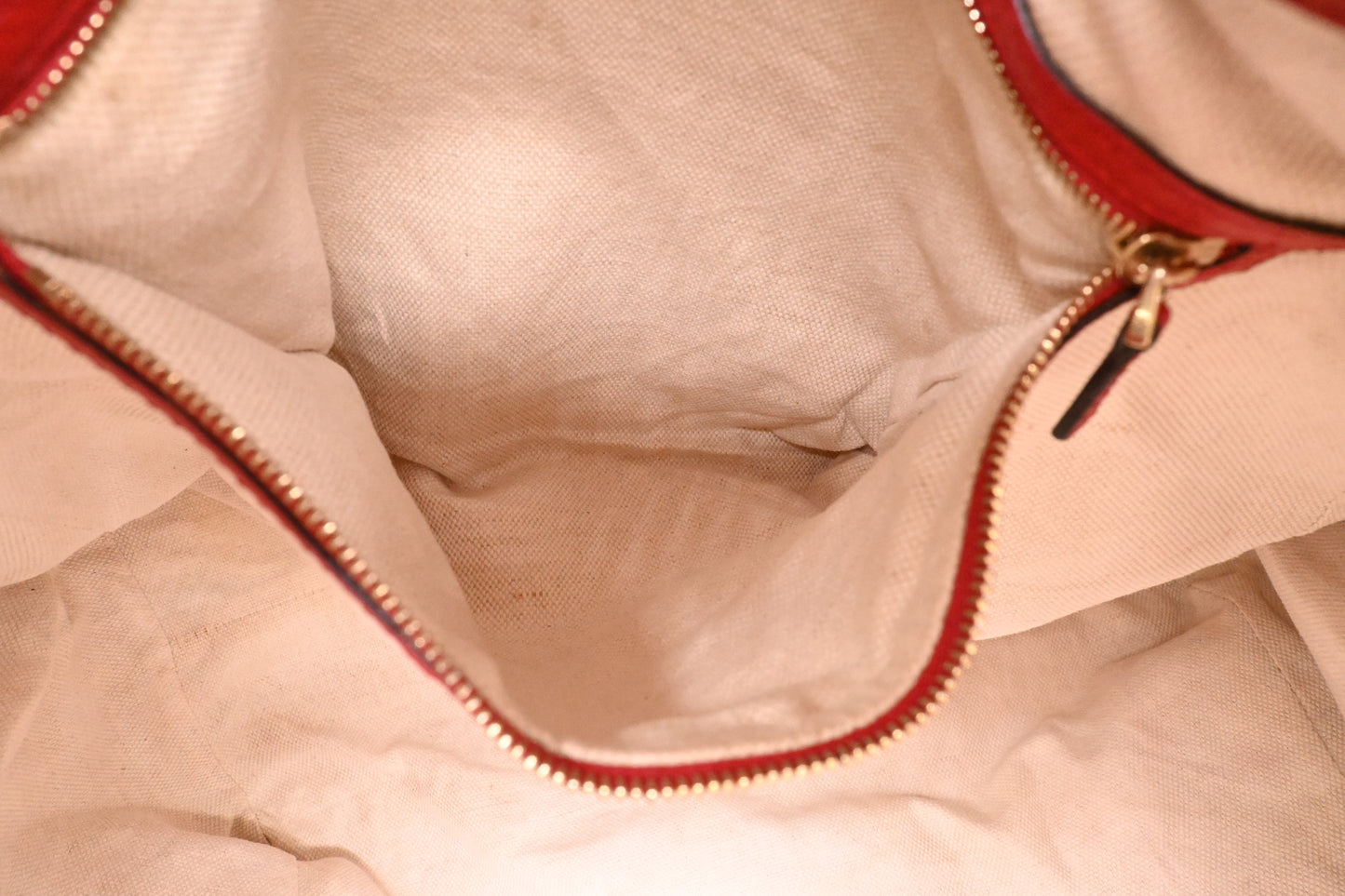 Gucci Soho Tote in Red Leather