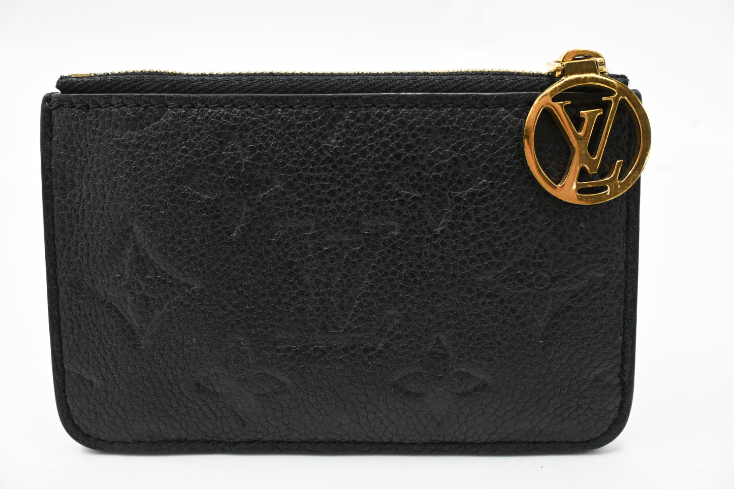 Louis Vuitton Romy Card Holder in Empreinte Black Leather