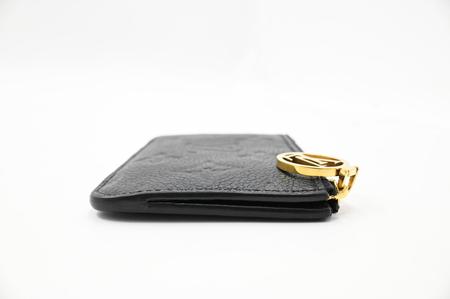 Louis Vuitton Romy Card Holder in Empreinte Black Leather