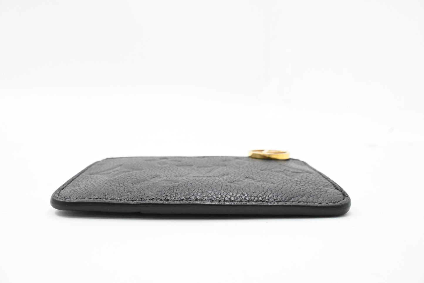Louis Vuitton Romy Card Holder in Empreinte Black Leather